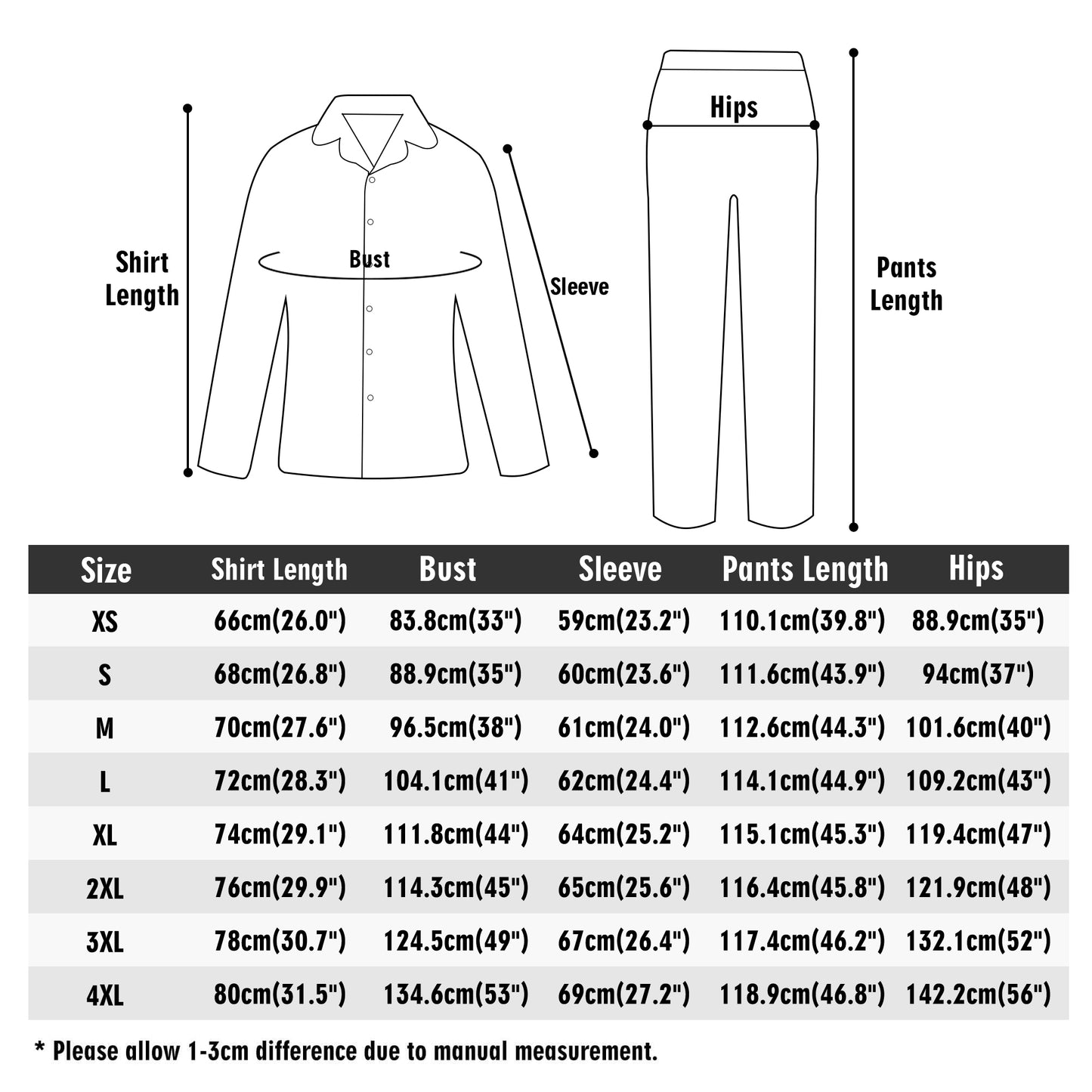 "KD Rollin" Printing Notch Collar Long-Sleeve Pajama Set