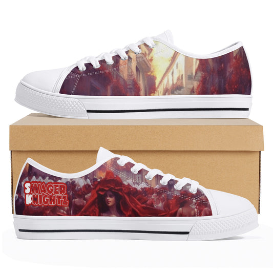 Moorish Rose Swager Knightz- Mens Low Top Canvas Shoes