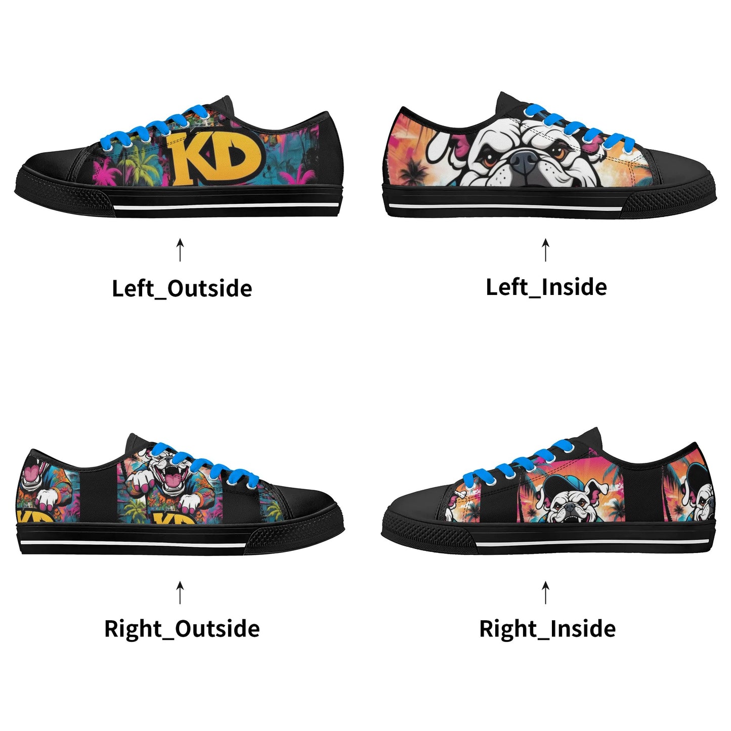 KD "LowMangs"  Top Canvas Shoes