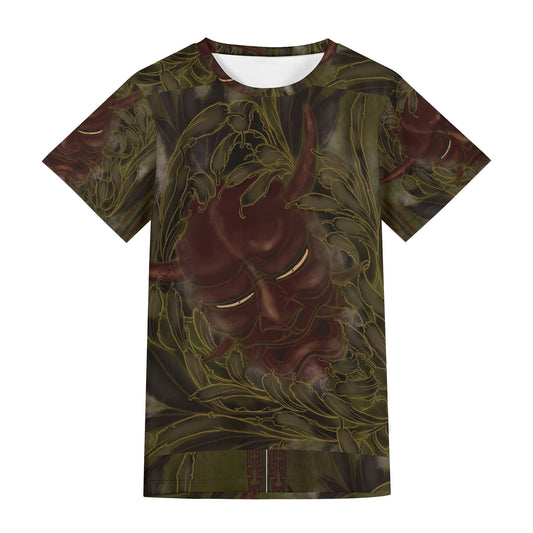 Mo & Chiswell Lucid Green Unisex All-Over Print Adult Short Sleeve Tshirt