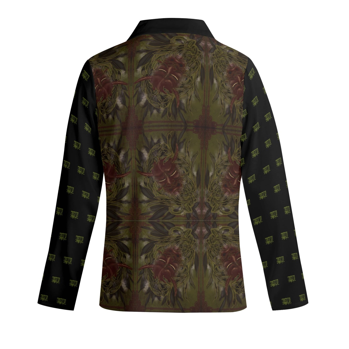 Mo & Chiswell Lucid Green Long-Sleeve Pajama Set