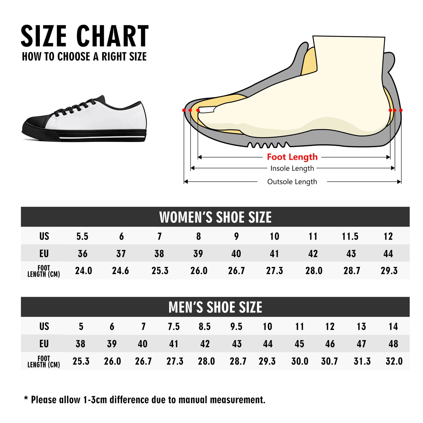 Moorish Rose Swager Knightz- Mens Low Top Canvas Shoes
