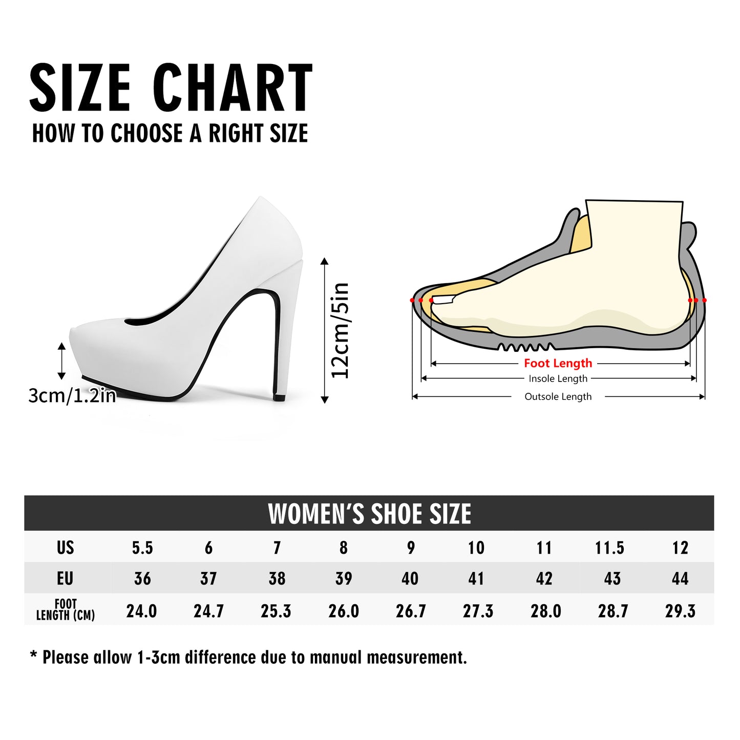 Cultured Heels ‘Centella’-Platform Pumps 5 Inch High Heels