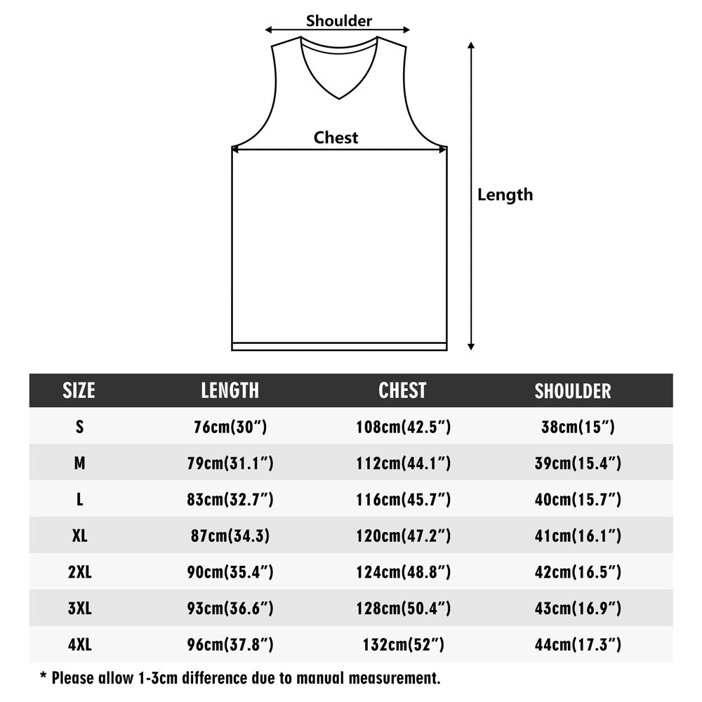 "KD Swish" All Over Print Basketball Jersey Tank Top